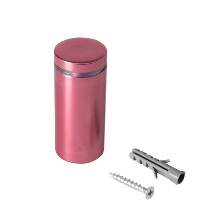 OUTWATER Round Standoffs, 2 in Bd L, Aluminum 1 in OD 3P1.56.00586